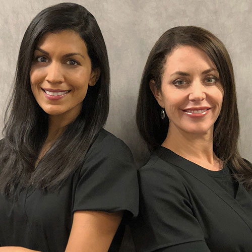 Dr. Kristina Price and Pooja Mally of OPAL Aesthetics