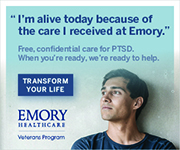 Emory Healthcare Veterans Program. Free, confidential care for PTSD.