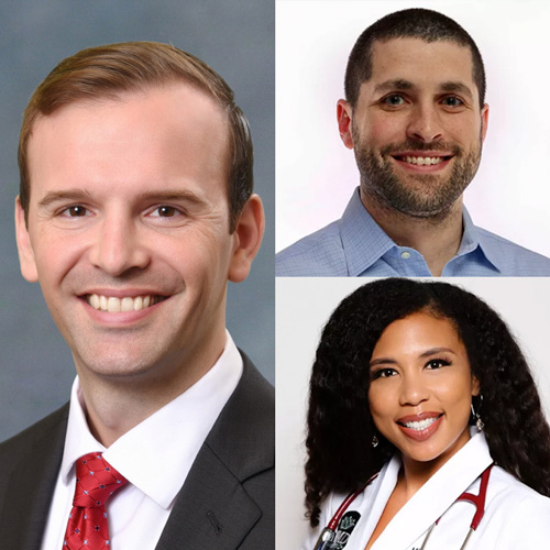 Drs. Christopher Keith, Benjamin Lefkove, and Michelle Wan