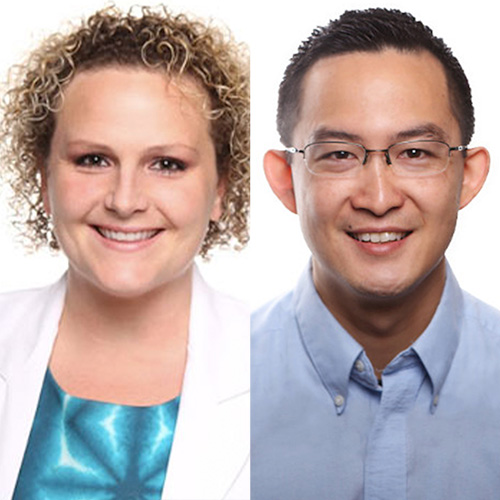Dr. Emily Lagergren and Eric Chen